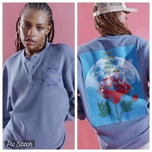 Boys Lie - Purple Let It Grow Thermal Long Sleeve Top - One Size